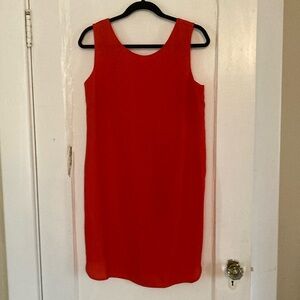 BCBGMAXAZRIA Women's Poppy Ellie Cowl Back Shift Dress Size 10